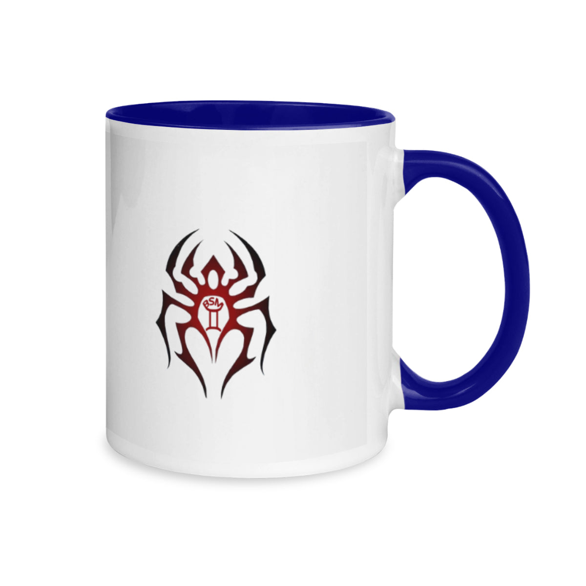 Black Spider Color Accent Mug