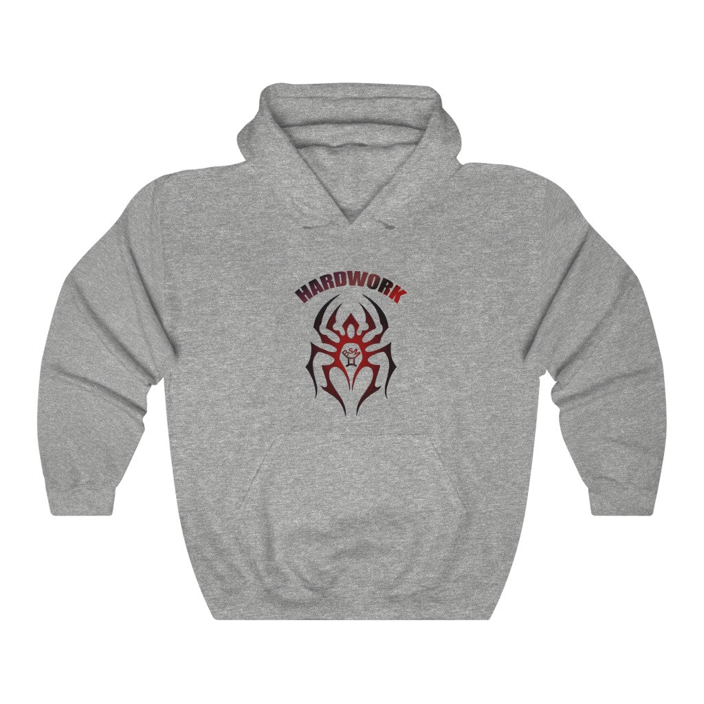 Black Spider Hardwork Unisex Heavy Blend™ Hooded Sweatshirt