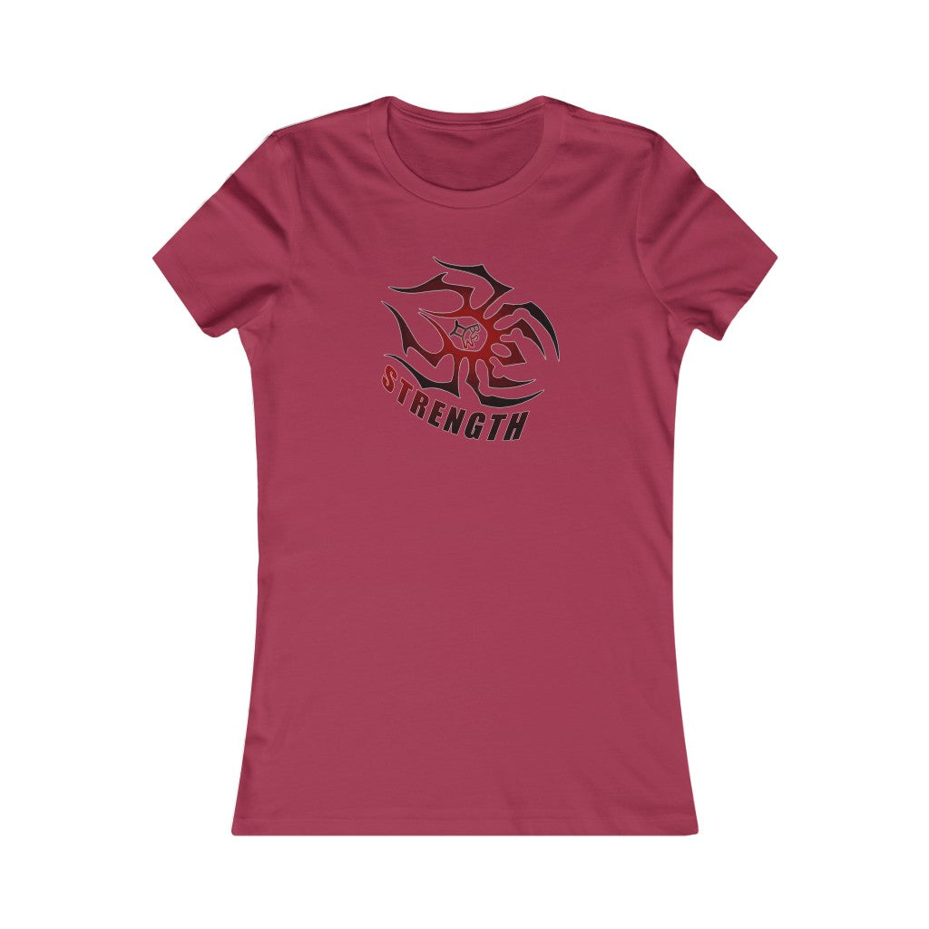 Women's Black Spider Strength Favorite Tee