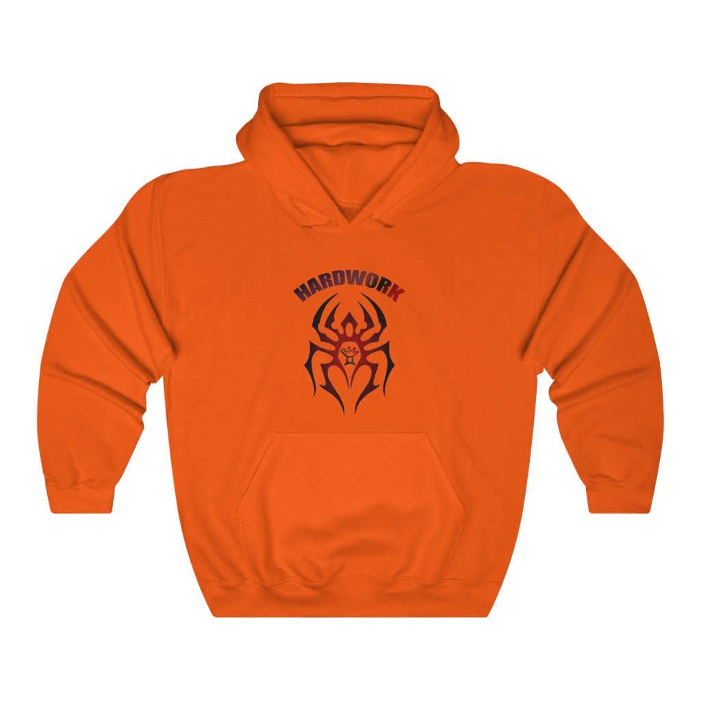 Black Spider Hardwork Unisex Heavy Blend™ Hooded Sweatshirt