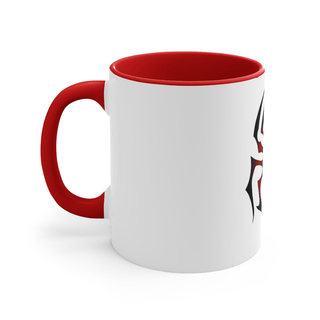 Black Spider Accent Coffee Mug, 11oz