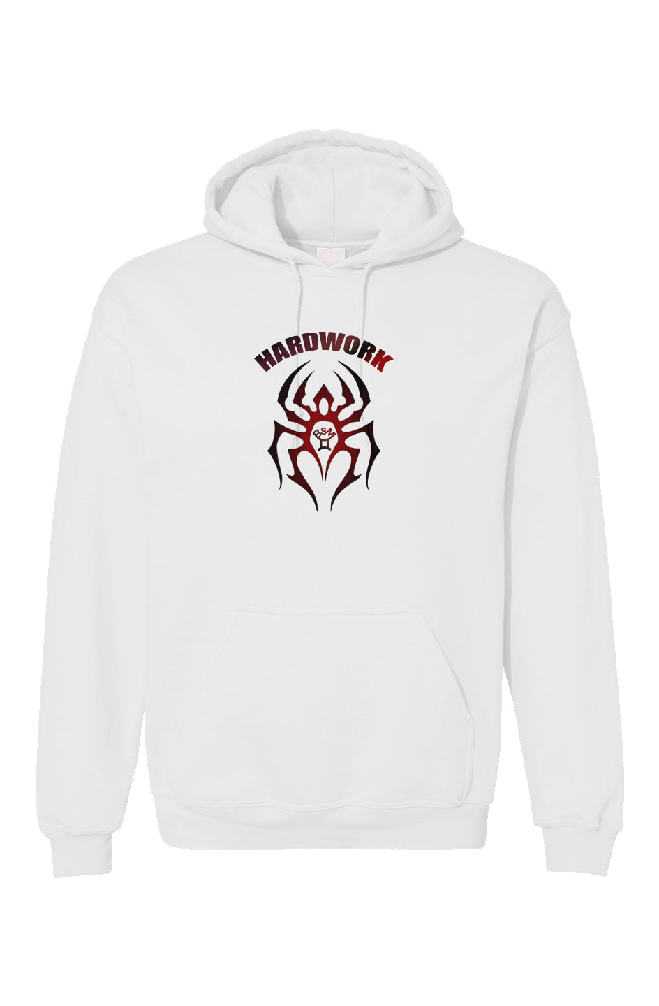 Black Spider Hardwork Unisex Hooded Sweatshirt