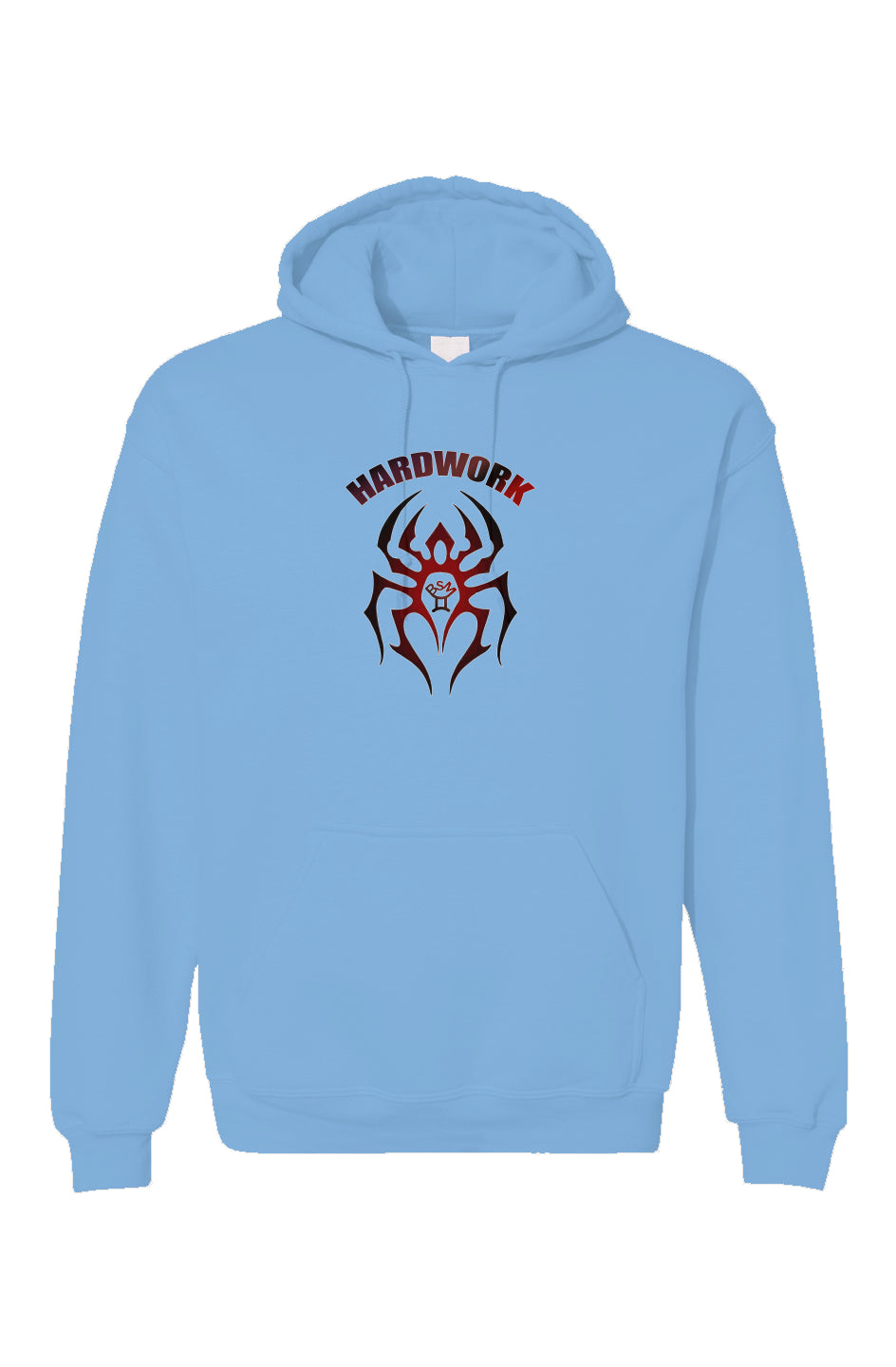 Black Spider Hardwork Unisex Hooded Sweatshirt