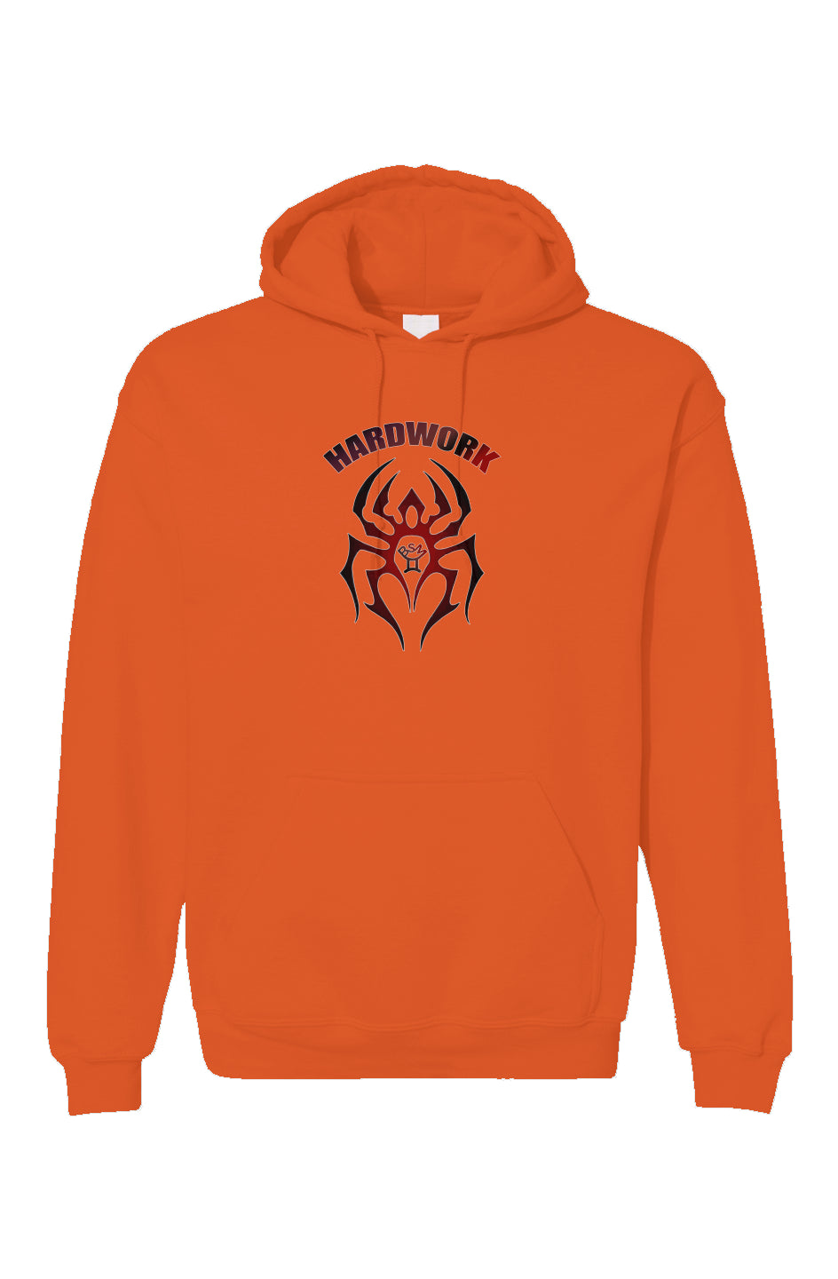 Black Spider Hardwork Unisex Hooded Sweatshirt