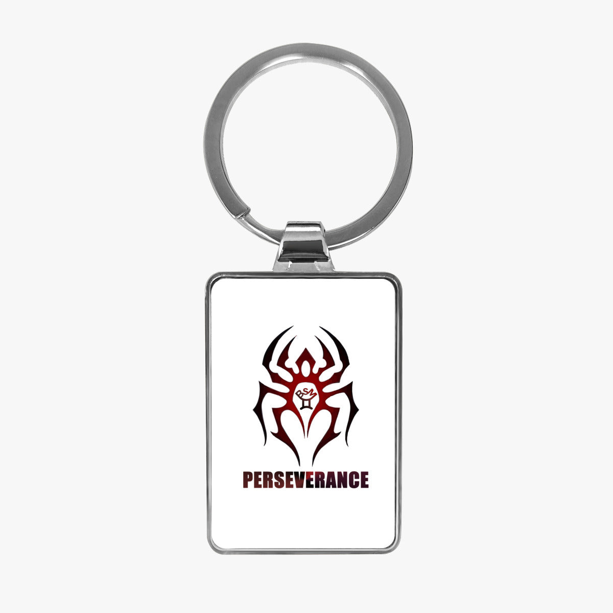 Black Spider Perseverance Keychain