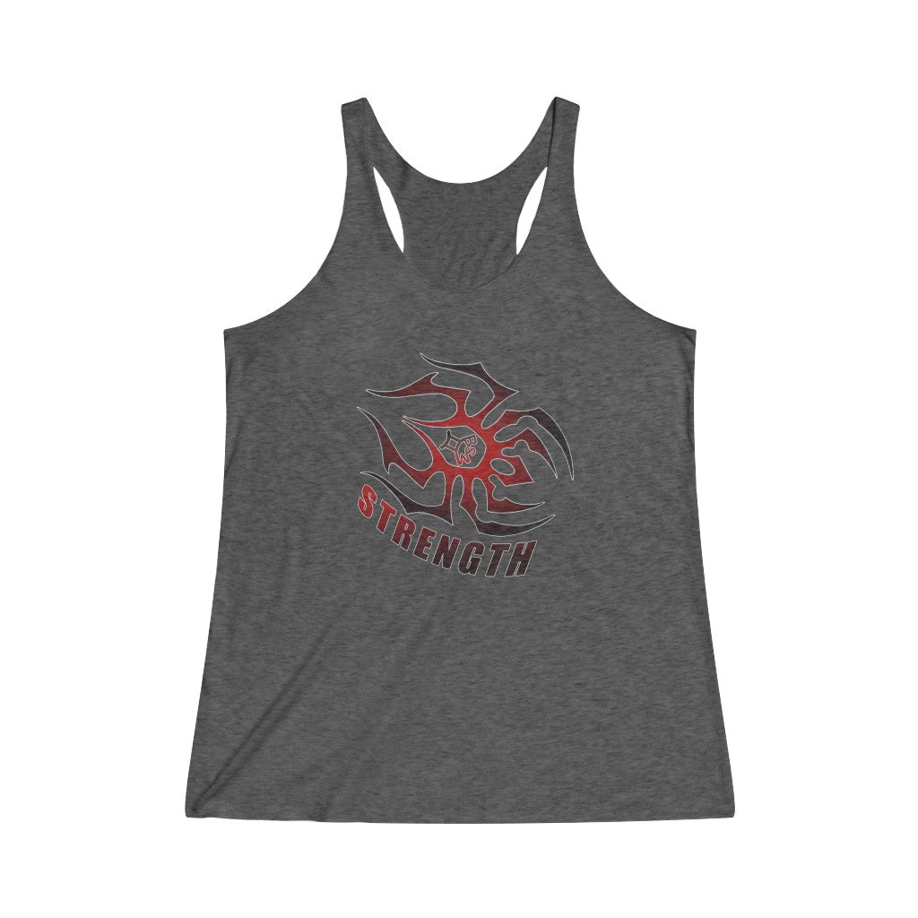 Strength Women's Tri-Blend Racerback Tank