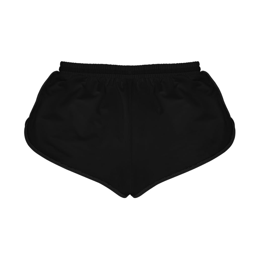 Women's Black Spider (Black w/Red Logo) Relaxed Shorts