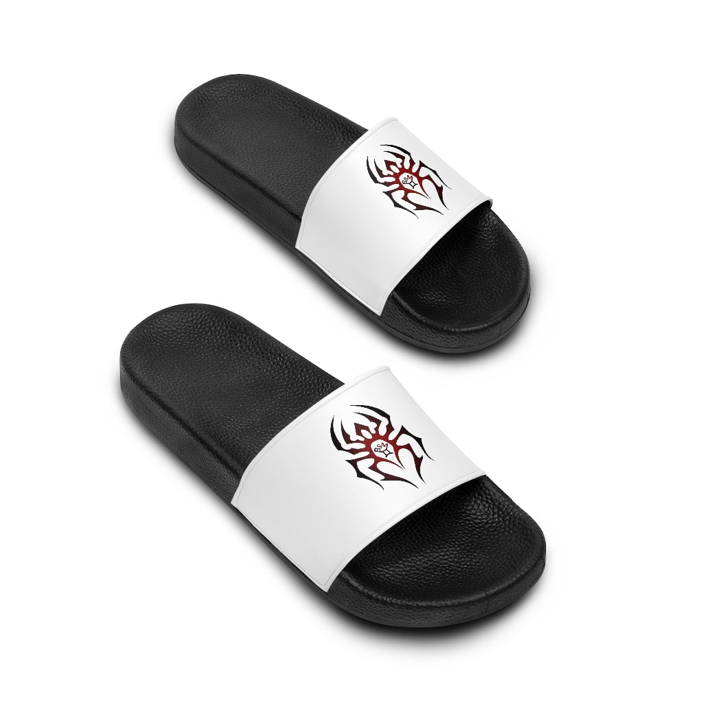 Women's Black Spider Slide Sandals