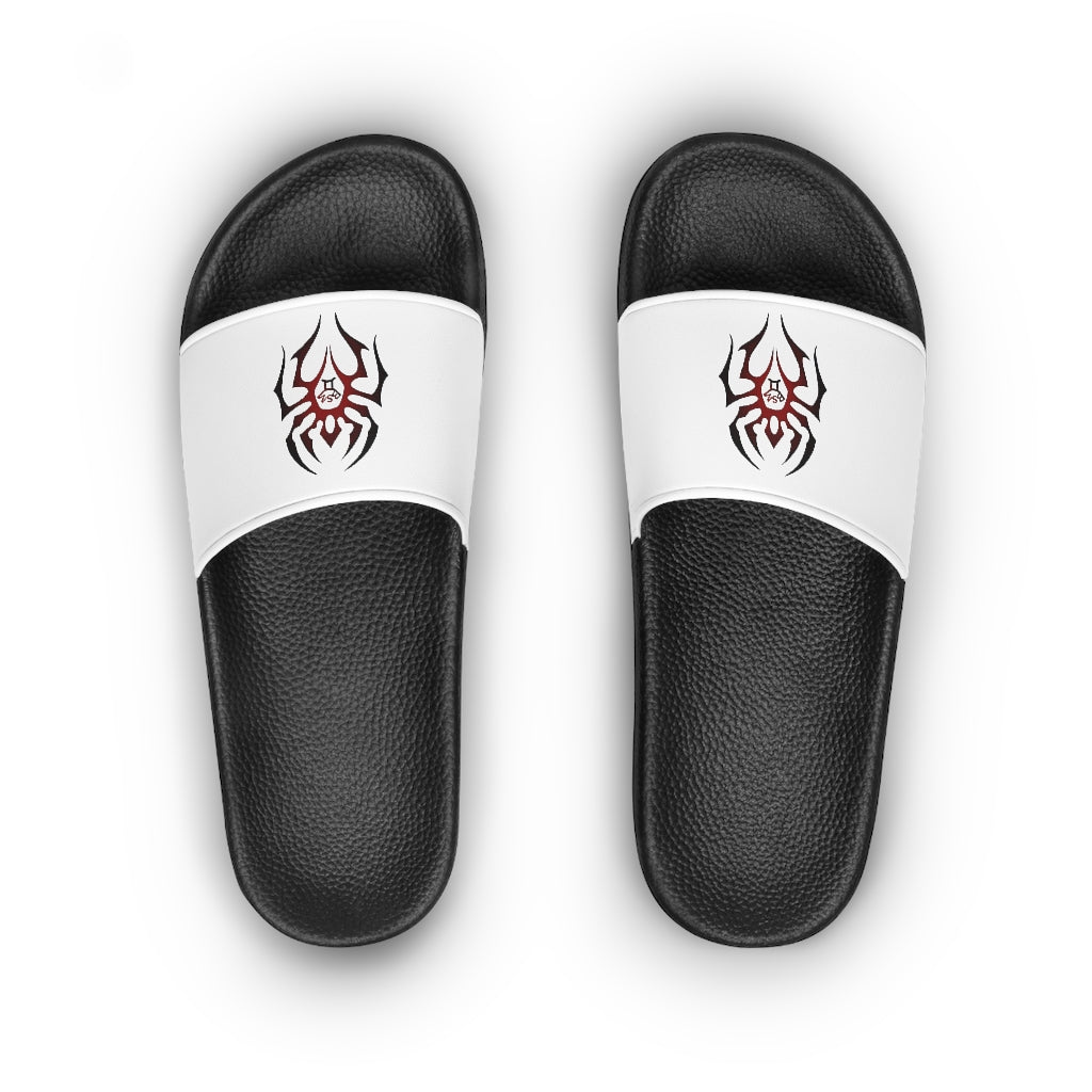 Women's Black Spider Slide Sandals