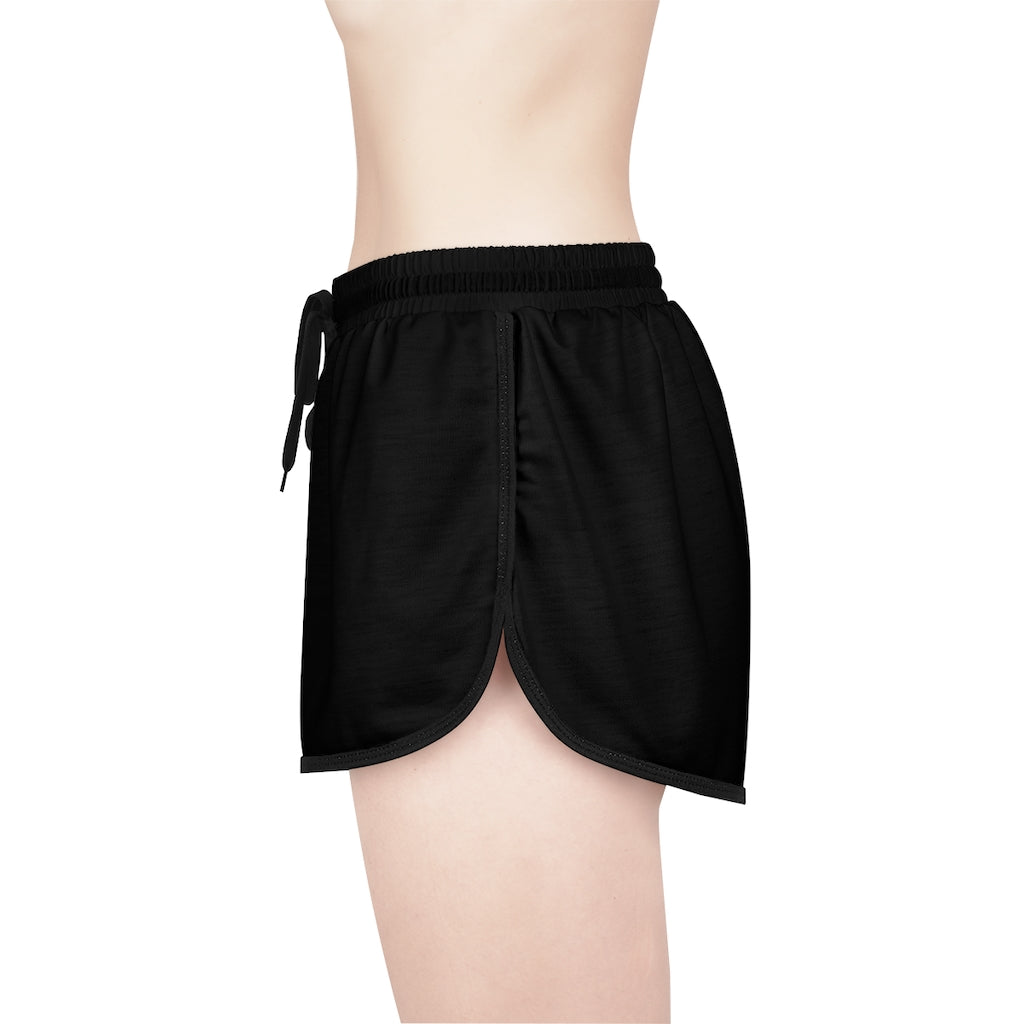 Women's Black Spider (Black w/Red Logo) Relaxed Shorts