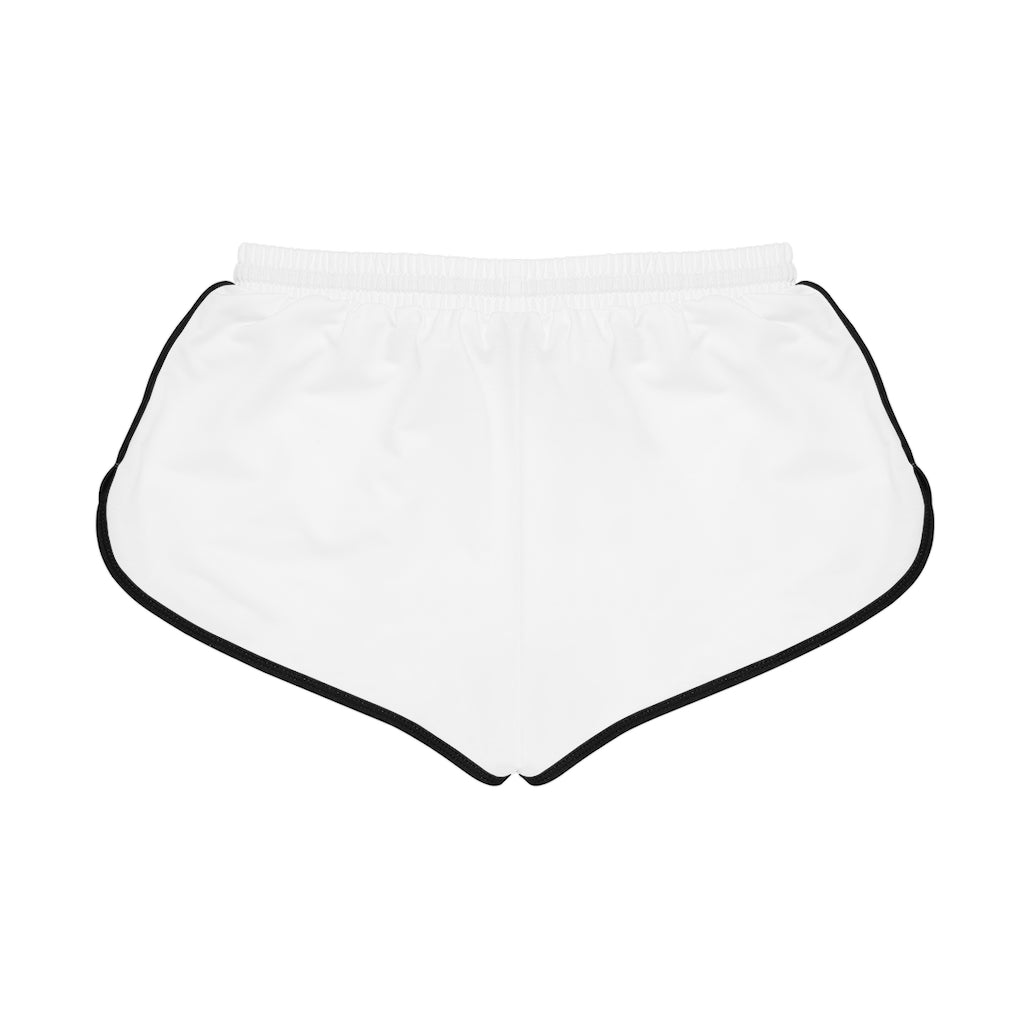 Women's Black Spider (White w/Red Logo) Relaxed Shorts