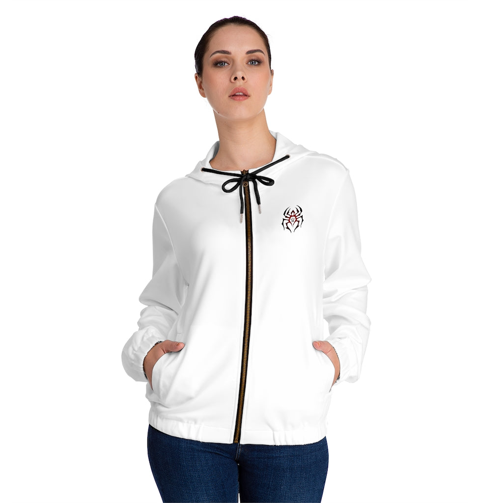 Women’s Black Spider Full-Zip Hoodie