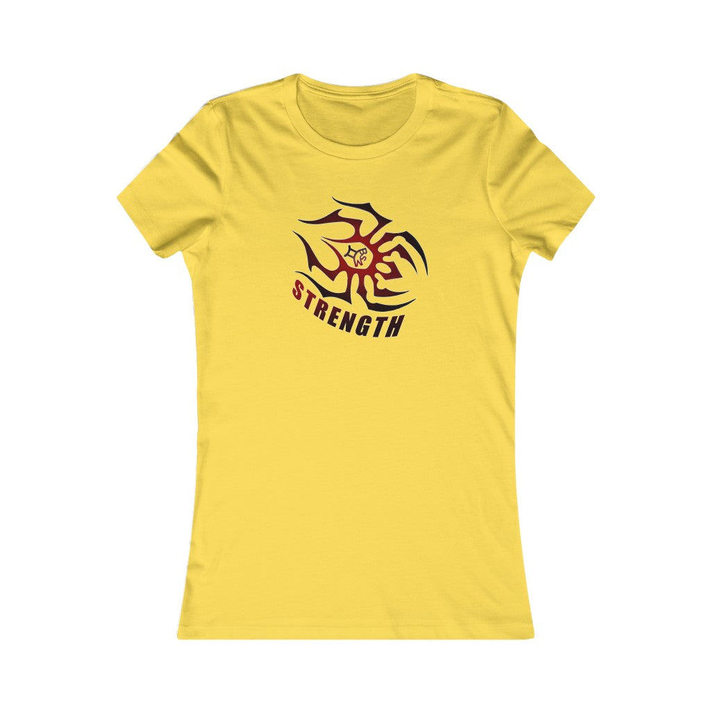 Women's Black Spider Strength Favorite Tee