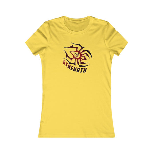 Women's Black Spider Strength Favorite Tee