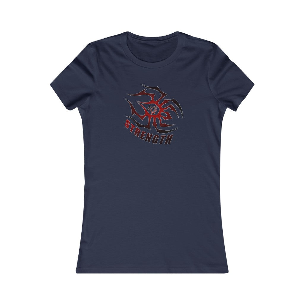 Women's Black Spider Strength Favorite Tee