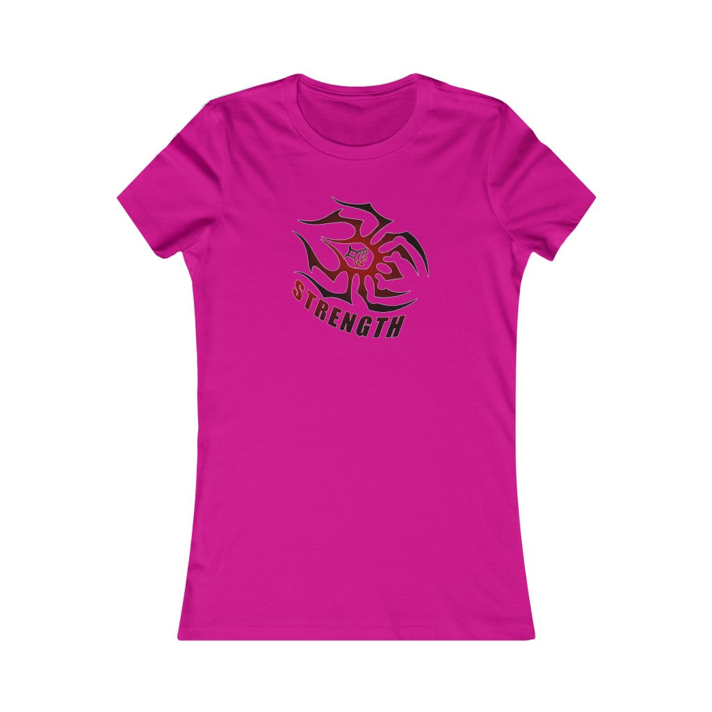 Women's Black Spider Strength Favorite Tee