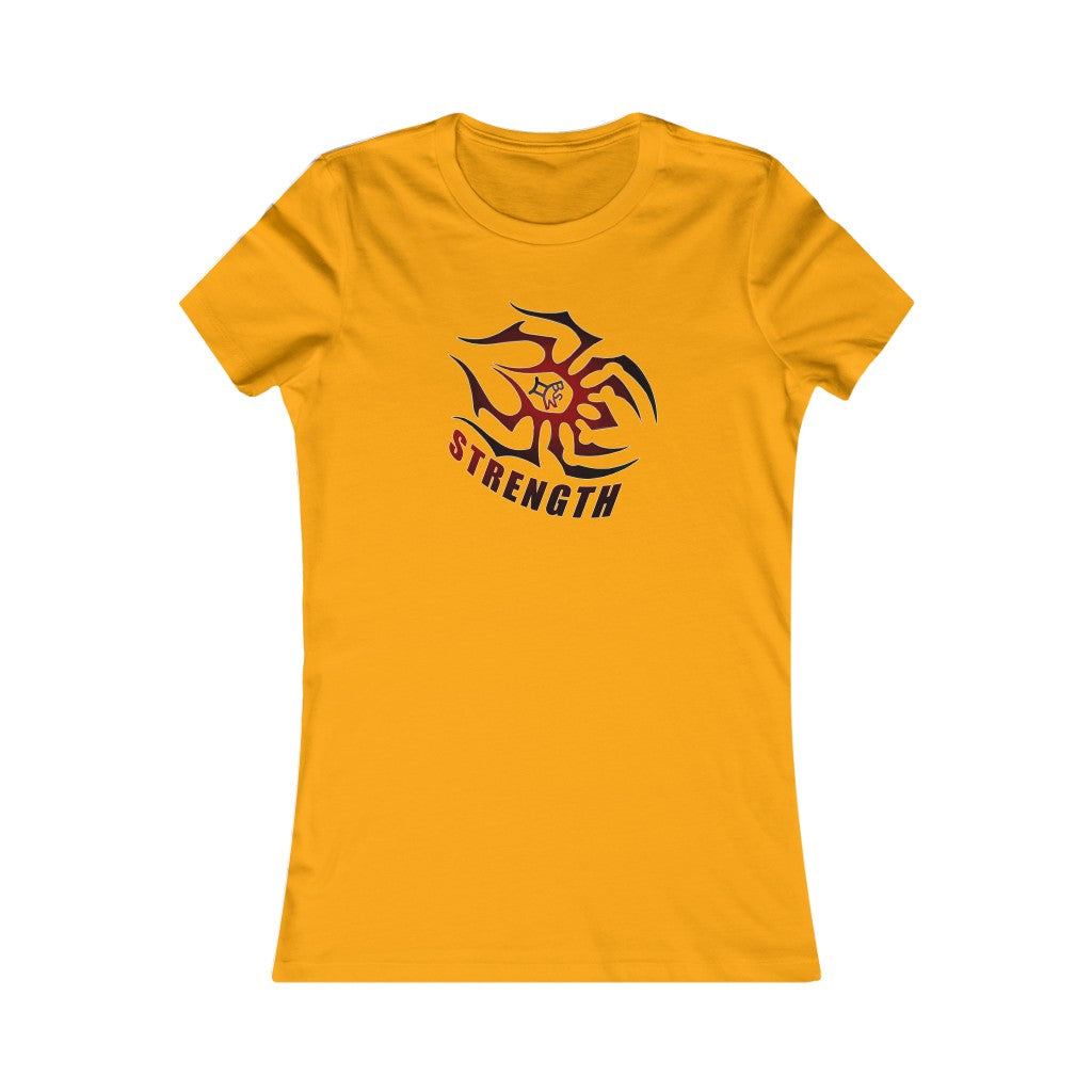 Women's Black Spider Strength Favorite Tee