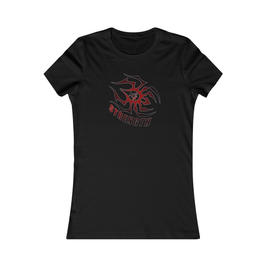 Women's Black Spider Strength Favorite Tee